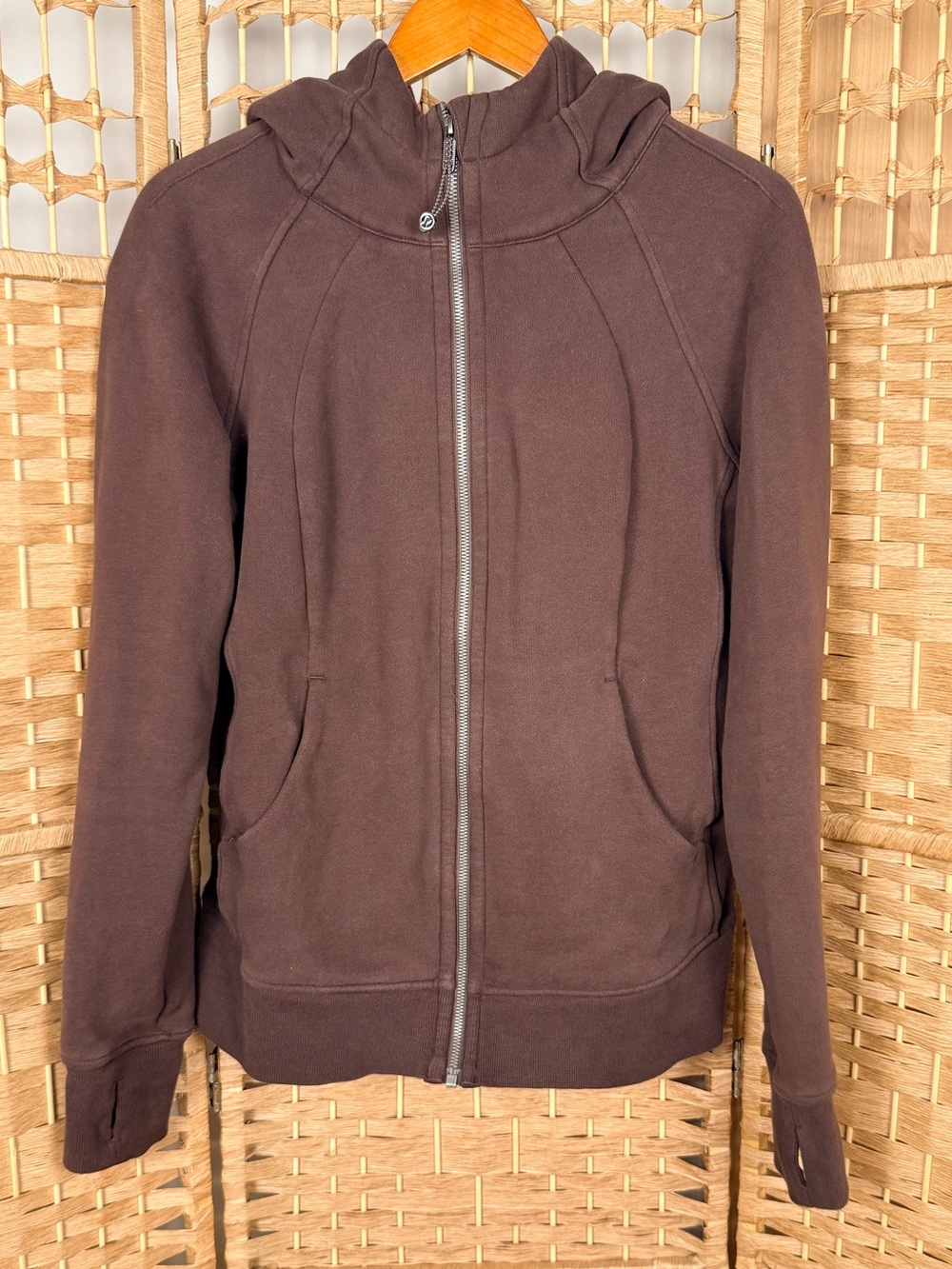 Lululemon Scuba Full-Zip Hoodie Espresso Size 10